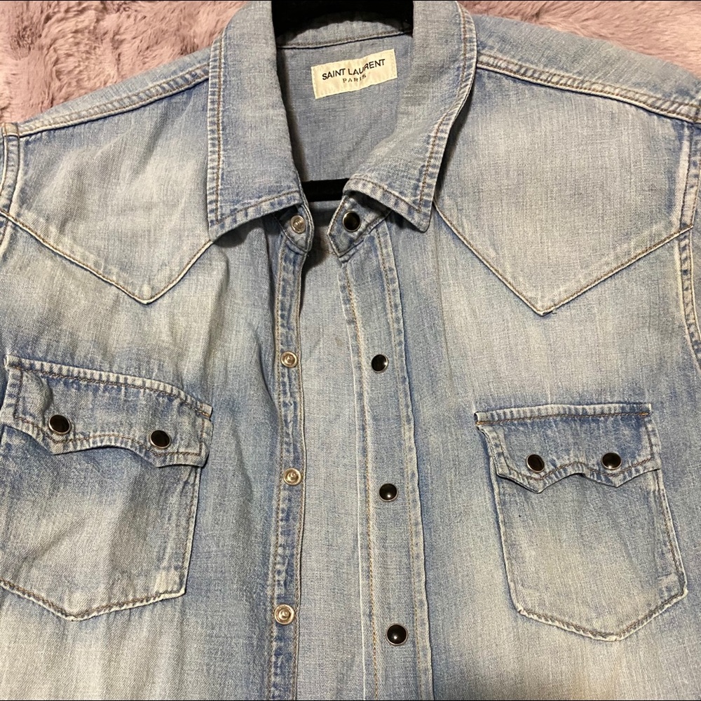 Saint Laurent denim top